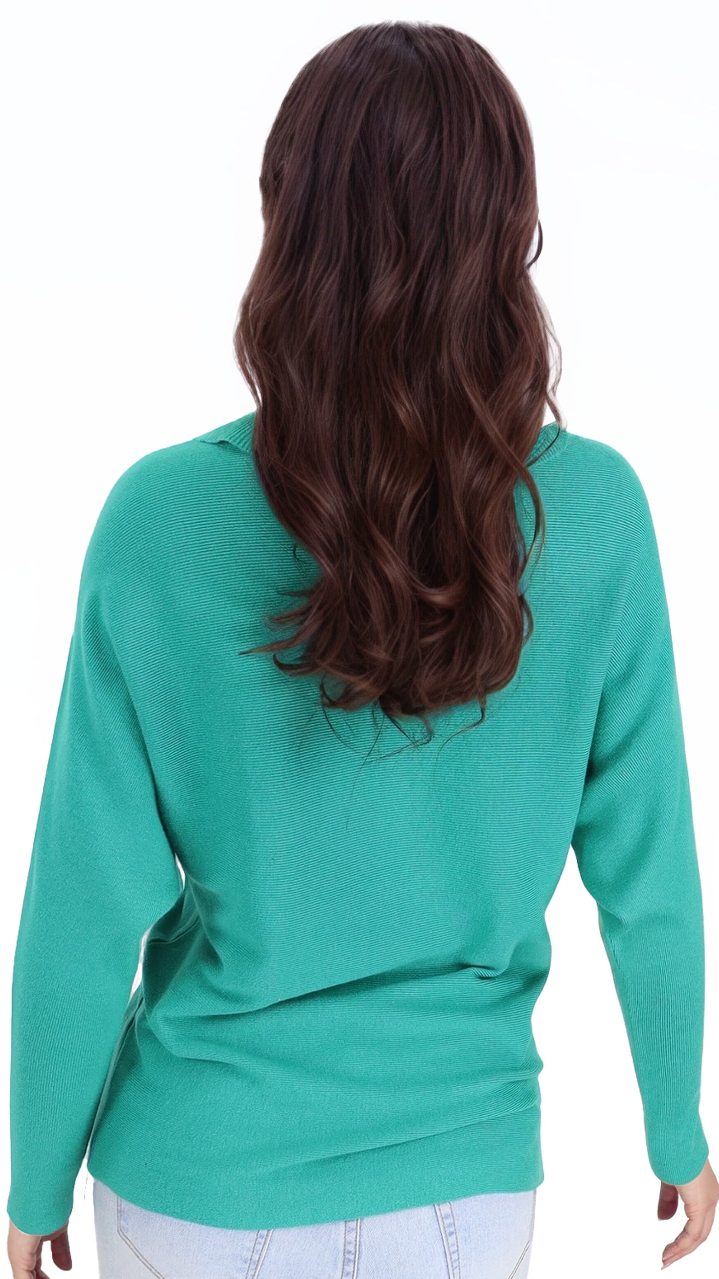 Polera Pia Murcielago Cuello Lanilla Elasticada