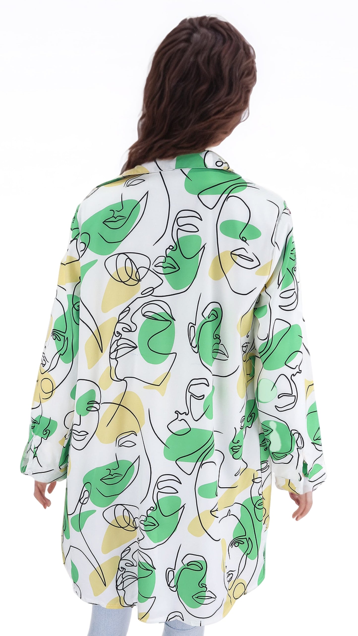 Blusa Larga Estampado Teva Viscosa