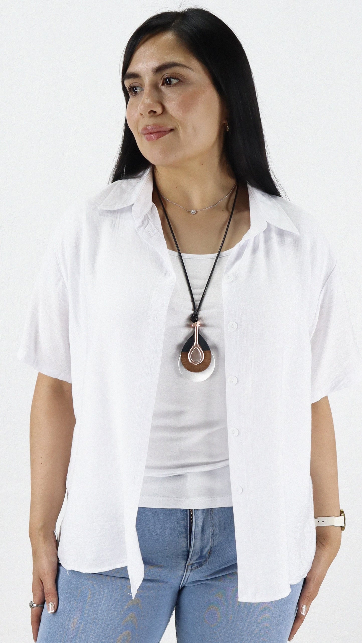 Blusa Corta Isidora Semi Satin