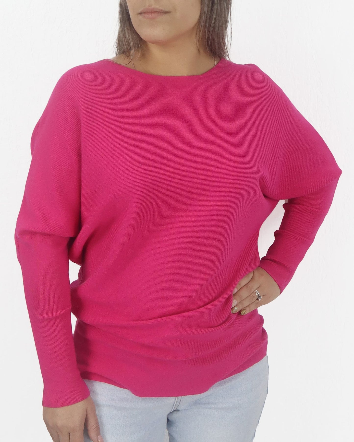 Polera Pia Murcielago Lanilla Elasticada