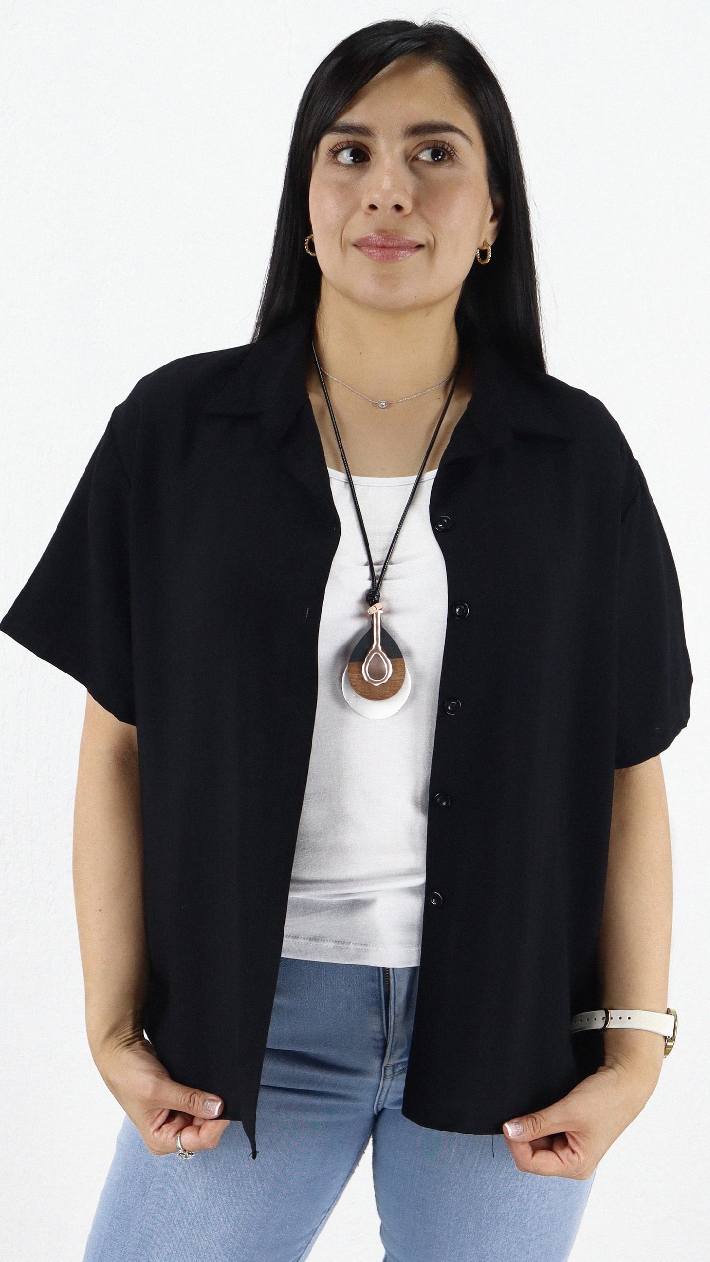 Blusa Corta Isidora Semi Satin