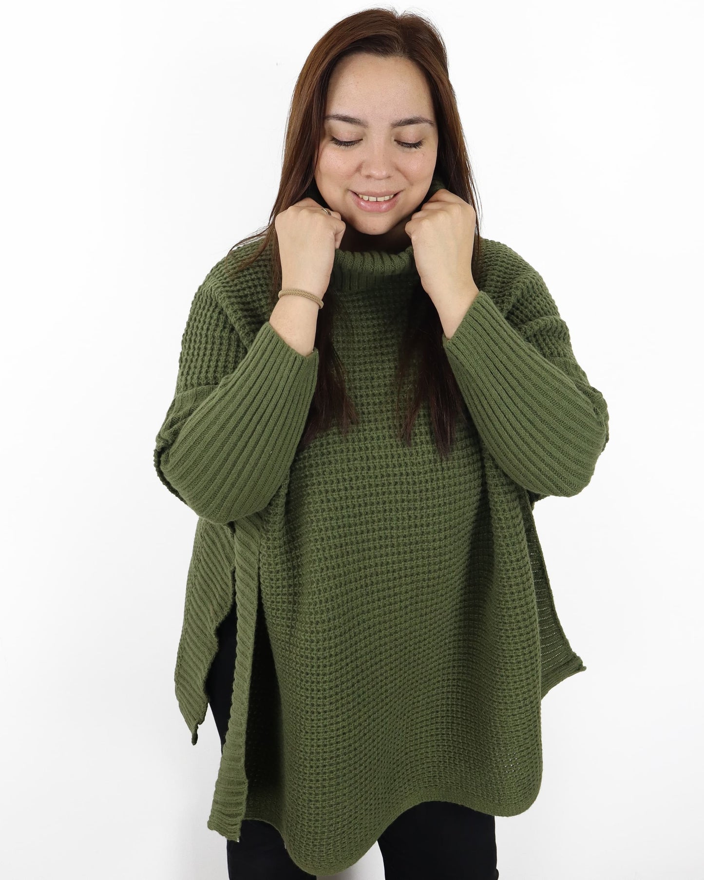 Sueter Poncho Erica Tejido