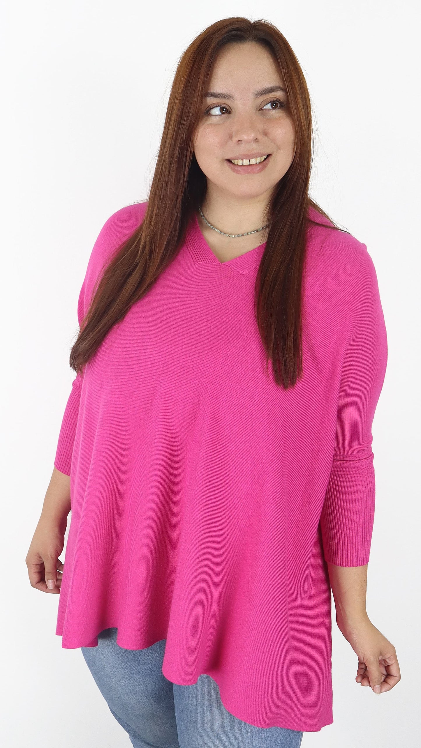 Sueter Poncho Extra Ancho Matilde Lanilla