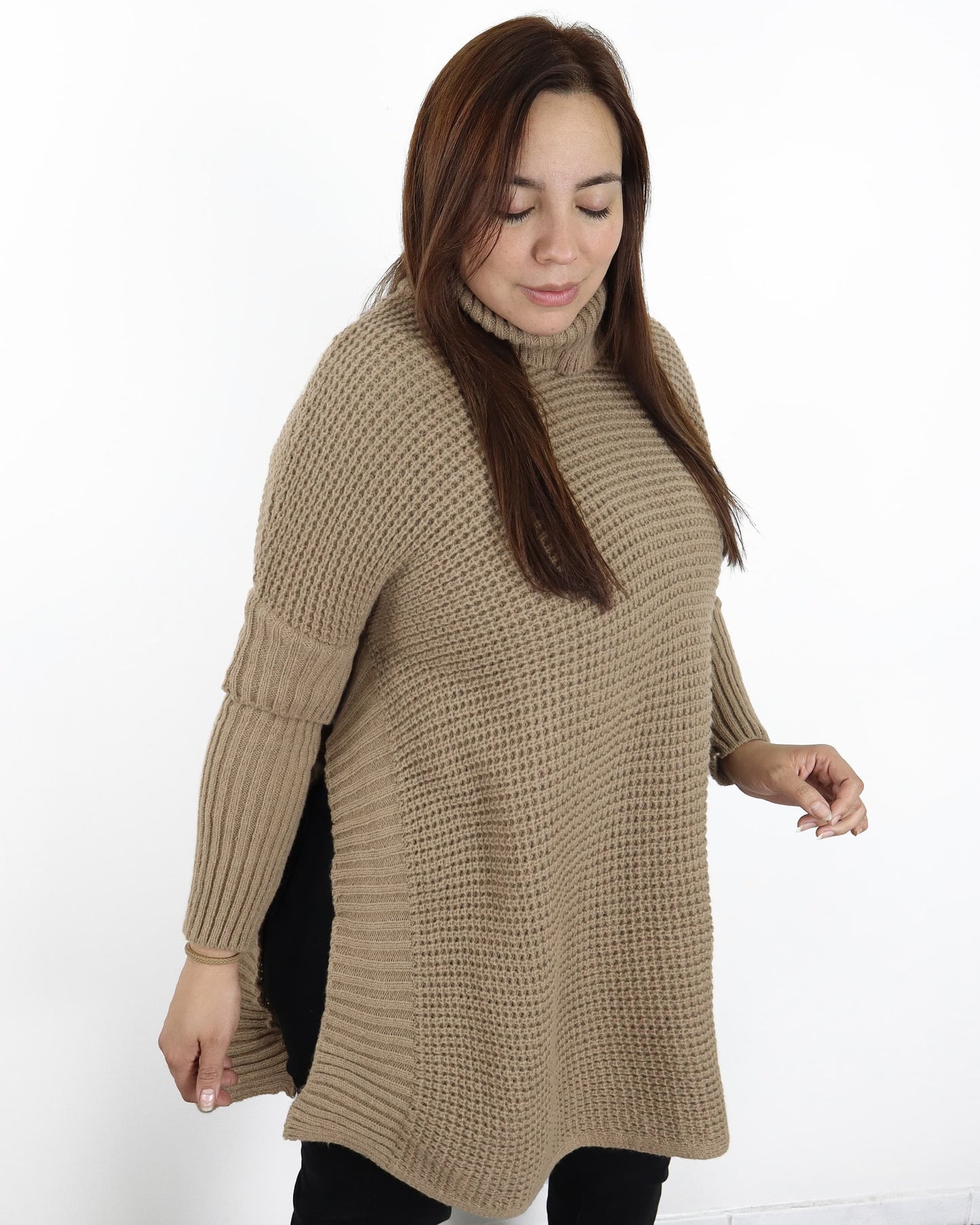 Sueter Poncho Erica Tejido