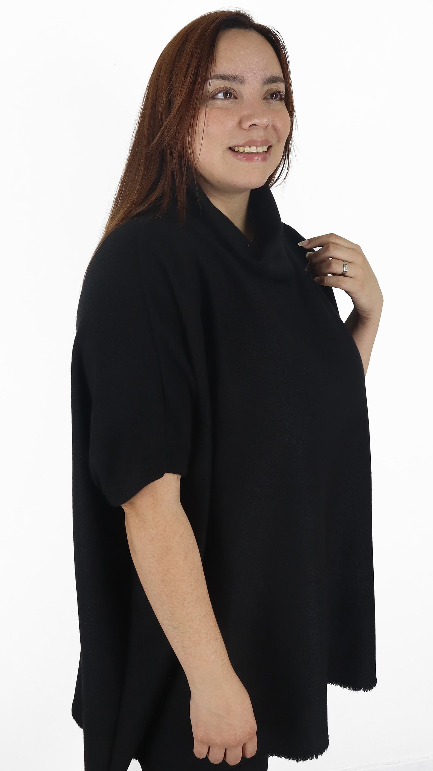Sueter Poncho Extra Ancho Fay Lanilla