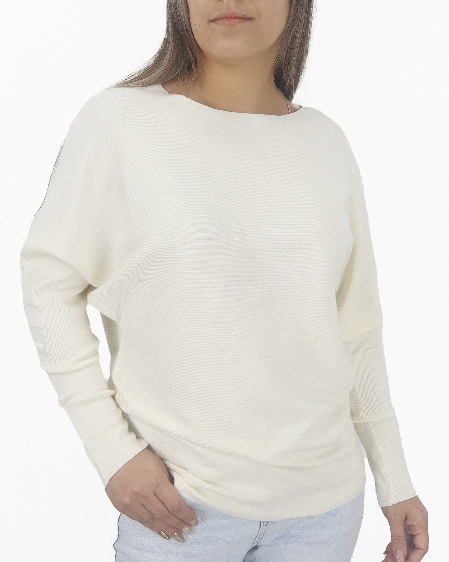 Polera Pia Murcielago Lanilla Elasticada