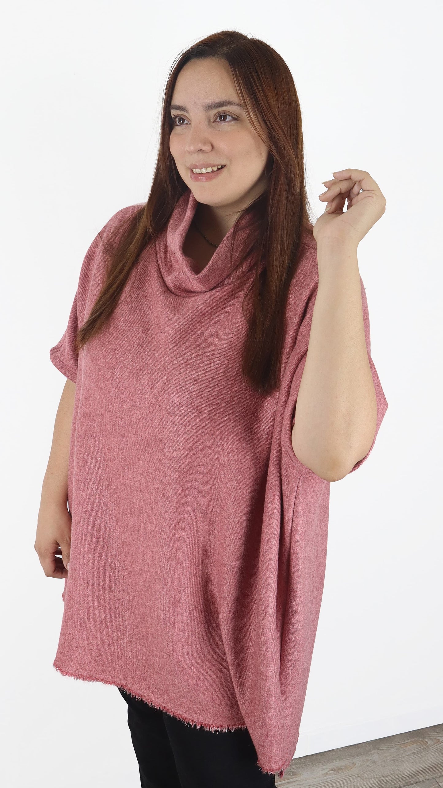 Sueter Poncho Extra Ancho Fay Lanilla