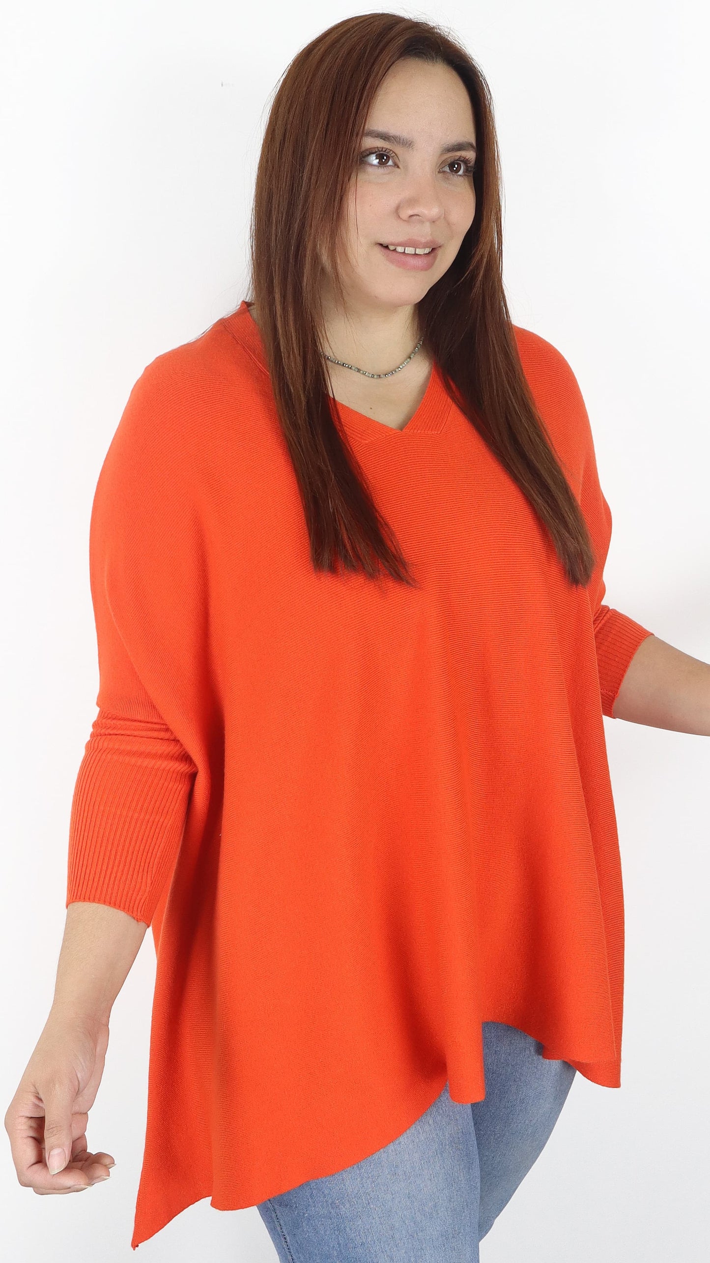 Sueter Poncho Extra Ancho Matilde Lanilla