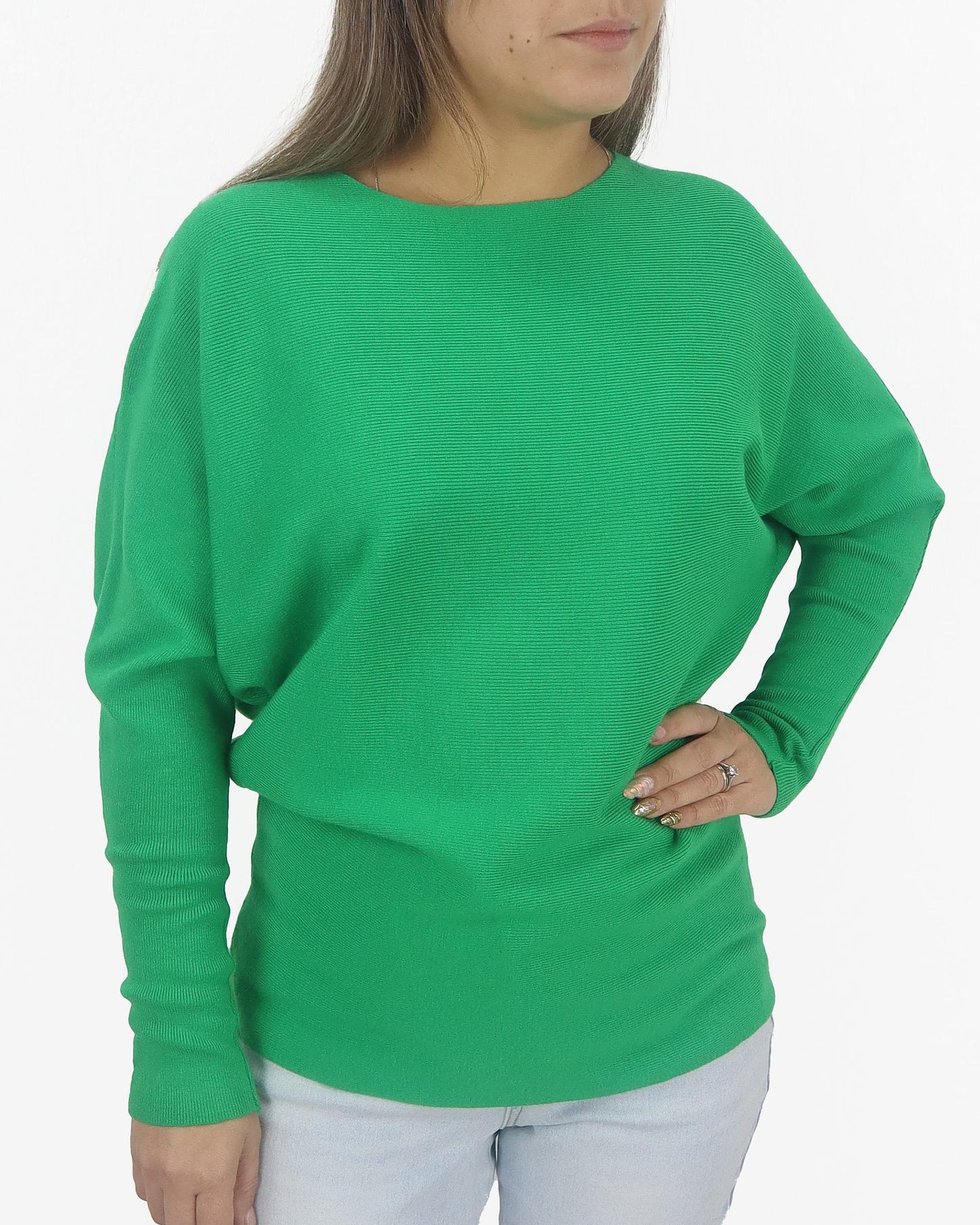Polera Pia Murcielago Lanilla Elasticada