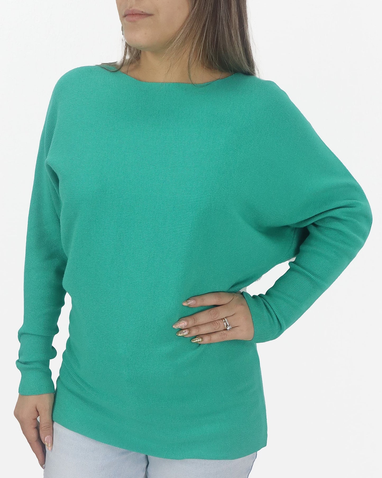 Polera Pia Murcielago Lanilla Elasticada