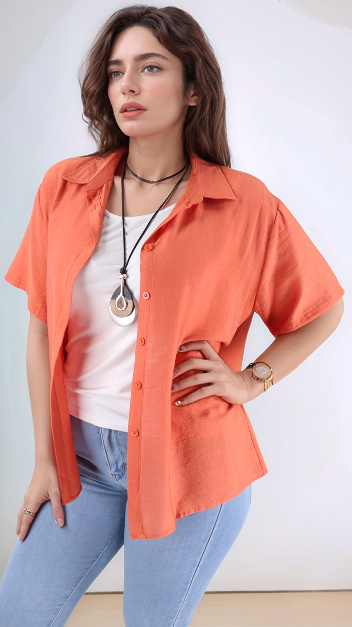Blusa Corta Isidora Semi Satin