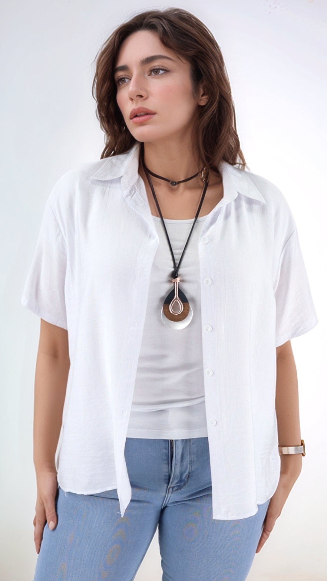 Blusa Corta Isidora Semi Satin