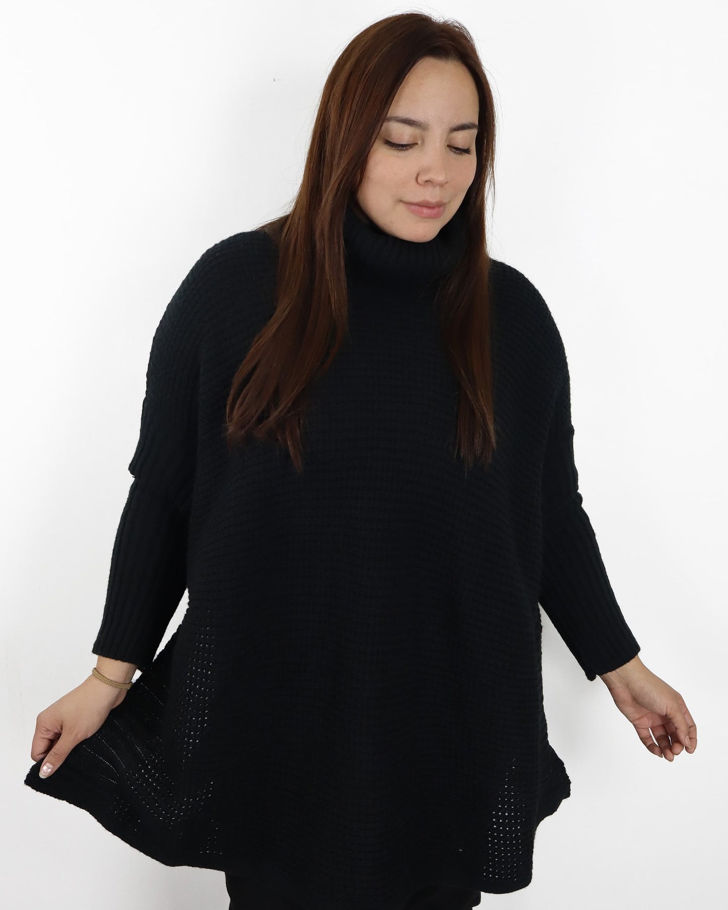 Sueter Poncho Erica Tejido