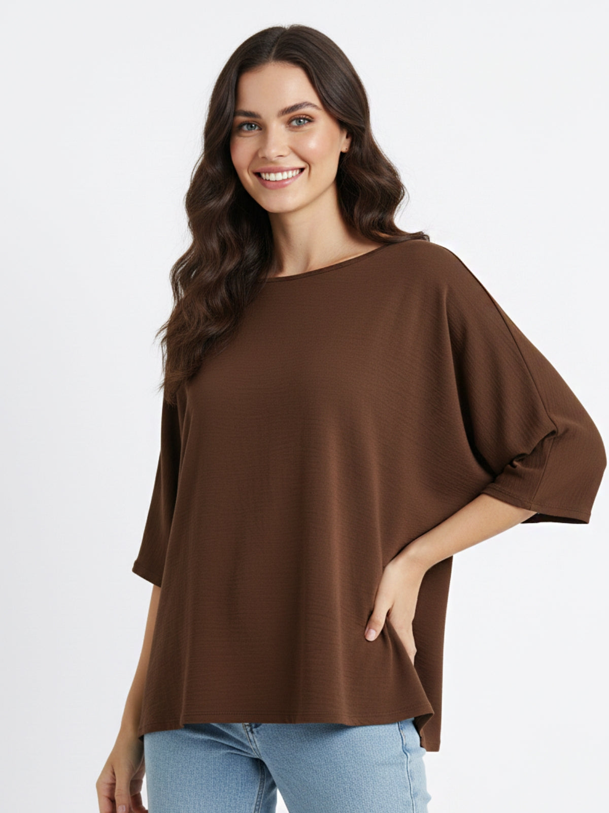 Polera Rina Murcielago Viscosa Cey