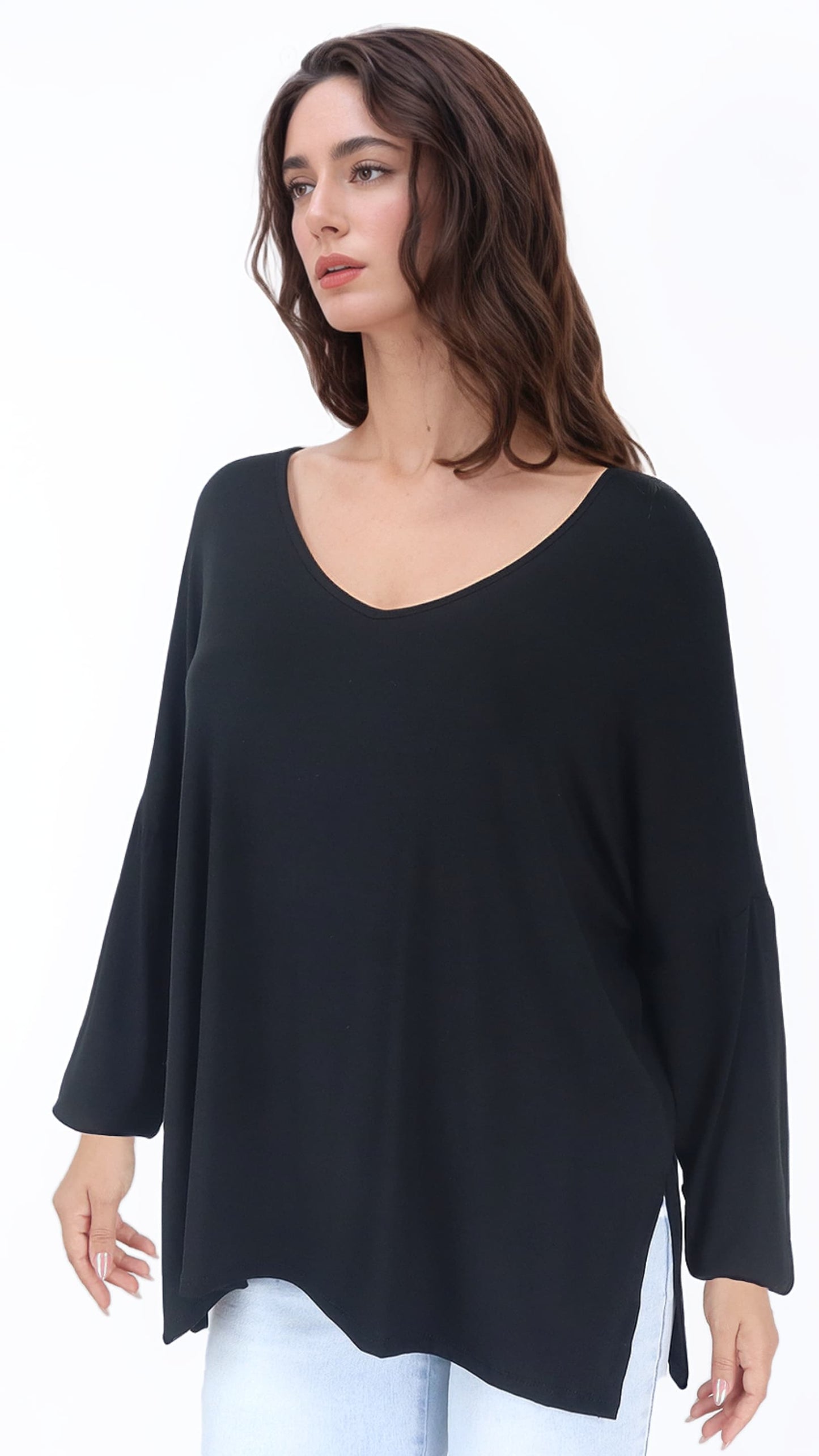 Polera Gia Manga Larga Algodón