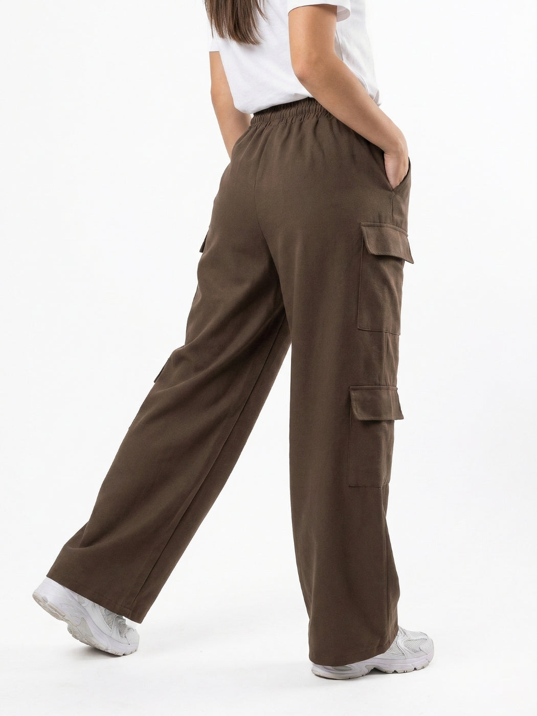 Pantalón Mia Bolsillo Cargo Franela