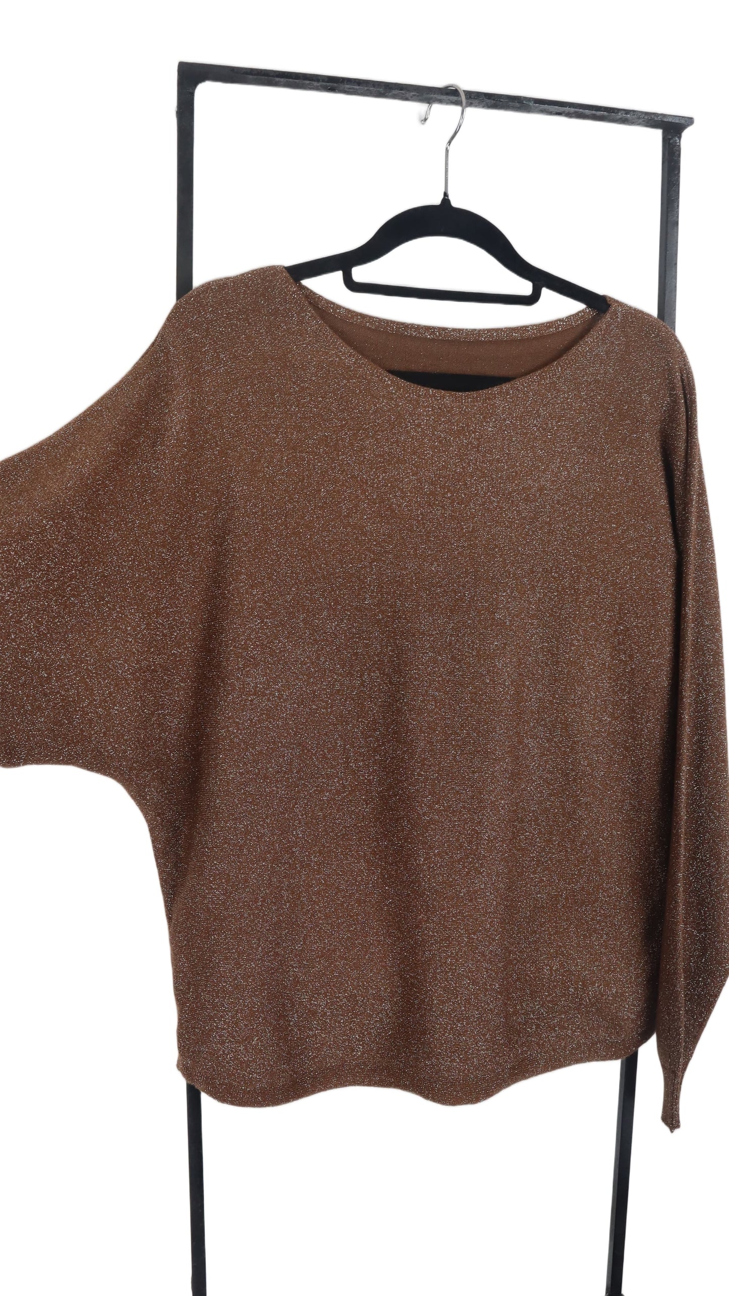 Polera Pia Murcielago Lanilla Brillos