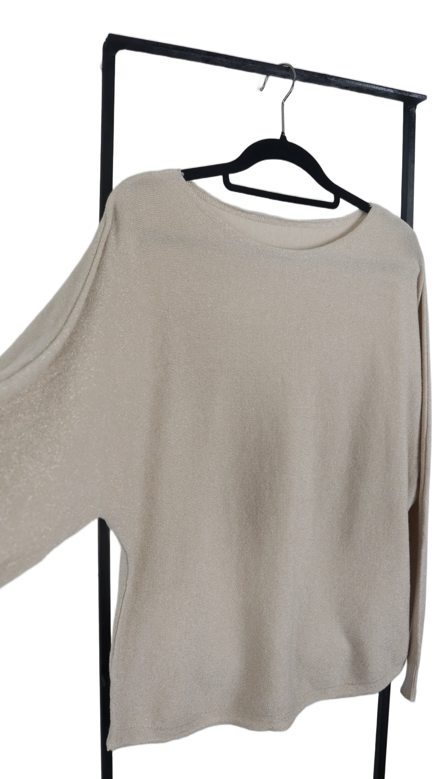 Polera Pia Murcielago Lanilla Brillos