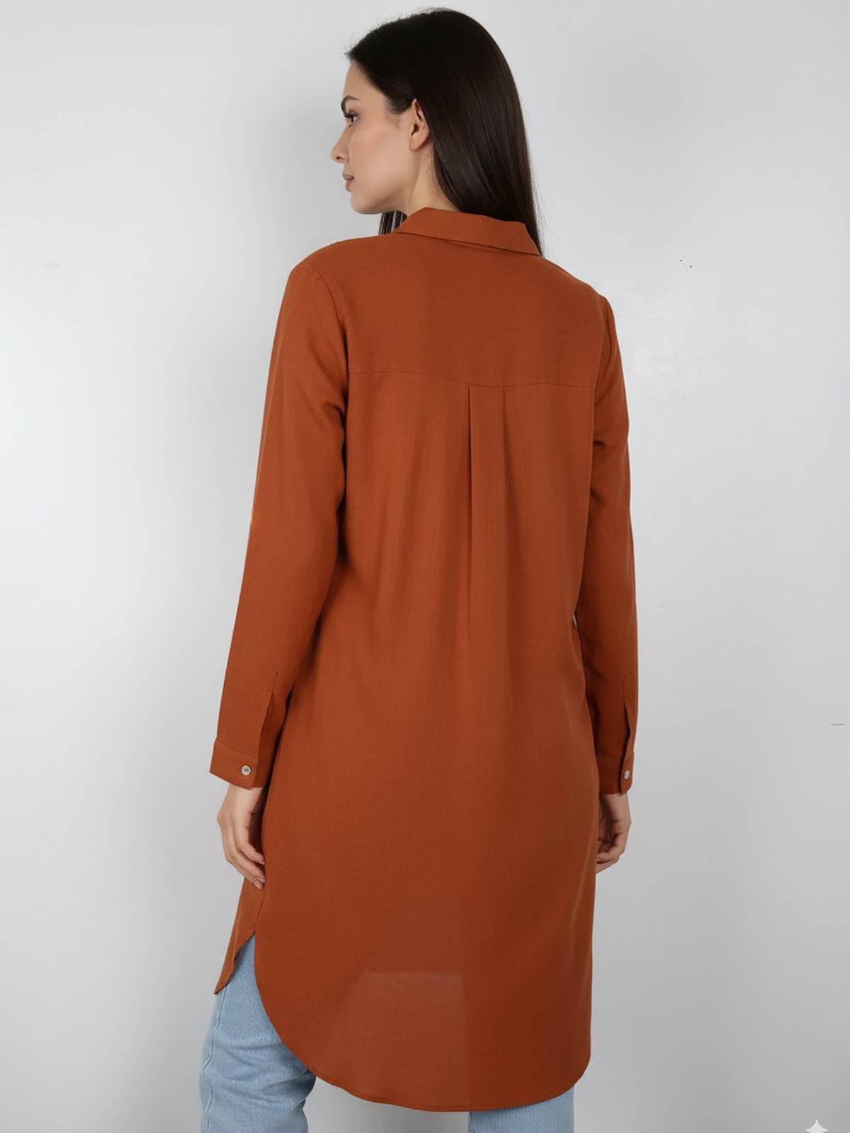 Bluson Largo 3/4 Bolsillo Zoe Lino