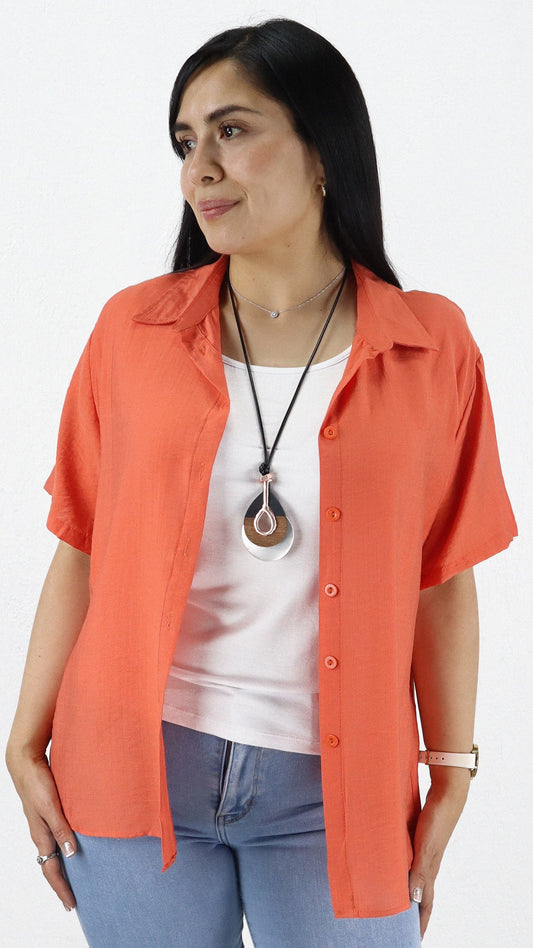 Blusa Corta Isidora Semi Satin