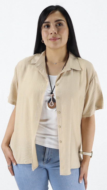 Blusa Corta Isidora Semi Satin