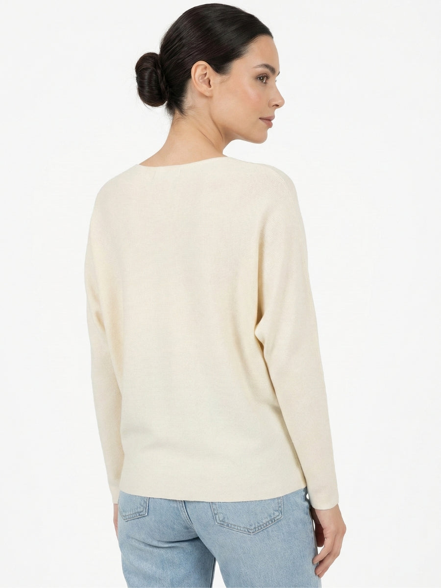 Polera Pia Murcielago Lanilla Elasticada