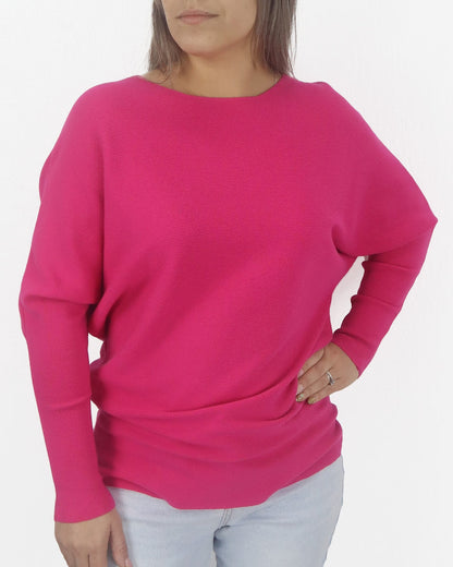 Polera Pia Murcielago Lanilla Elasticada