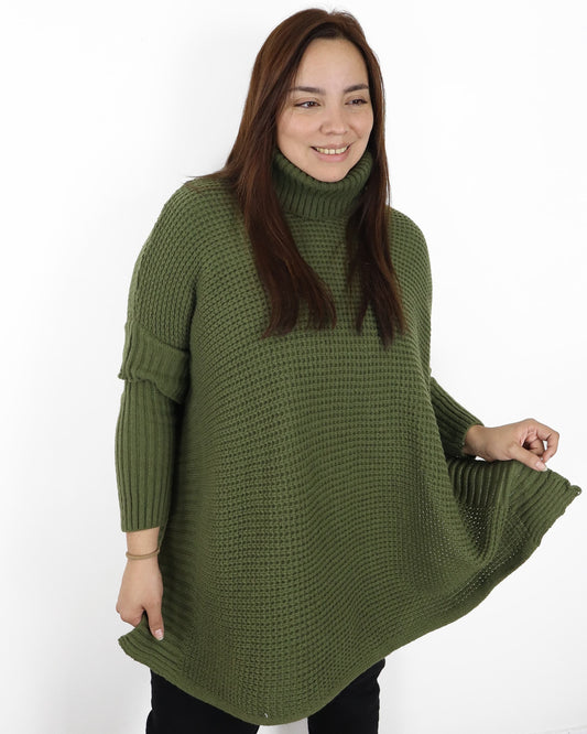 Sueter Poncho Erica Tejido