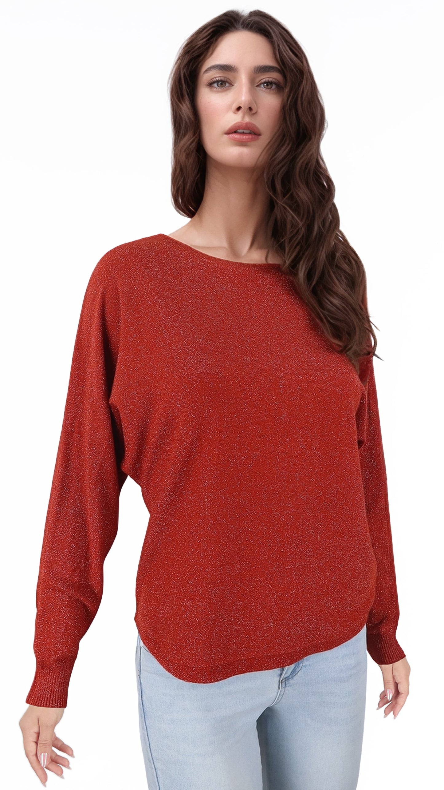 Polera Pia Murcielago Lanilla Brillos