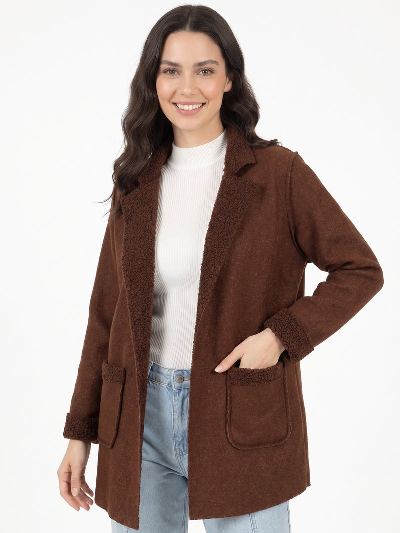 Tapado Sofia Mangas Lanilla Boucle