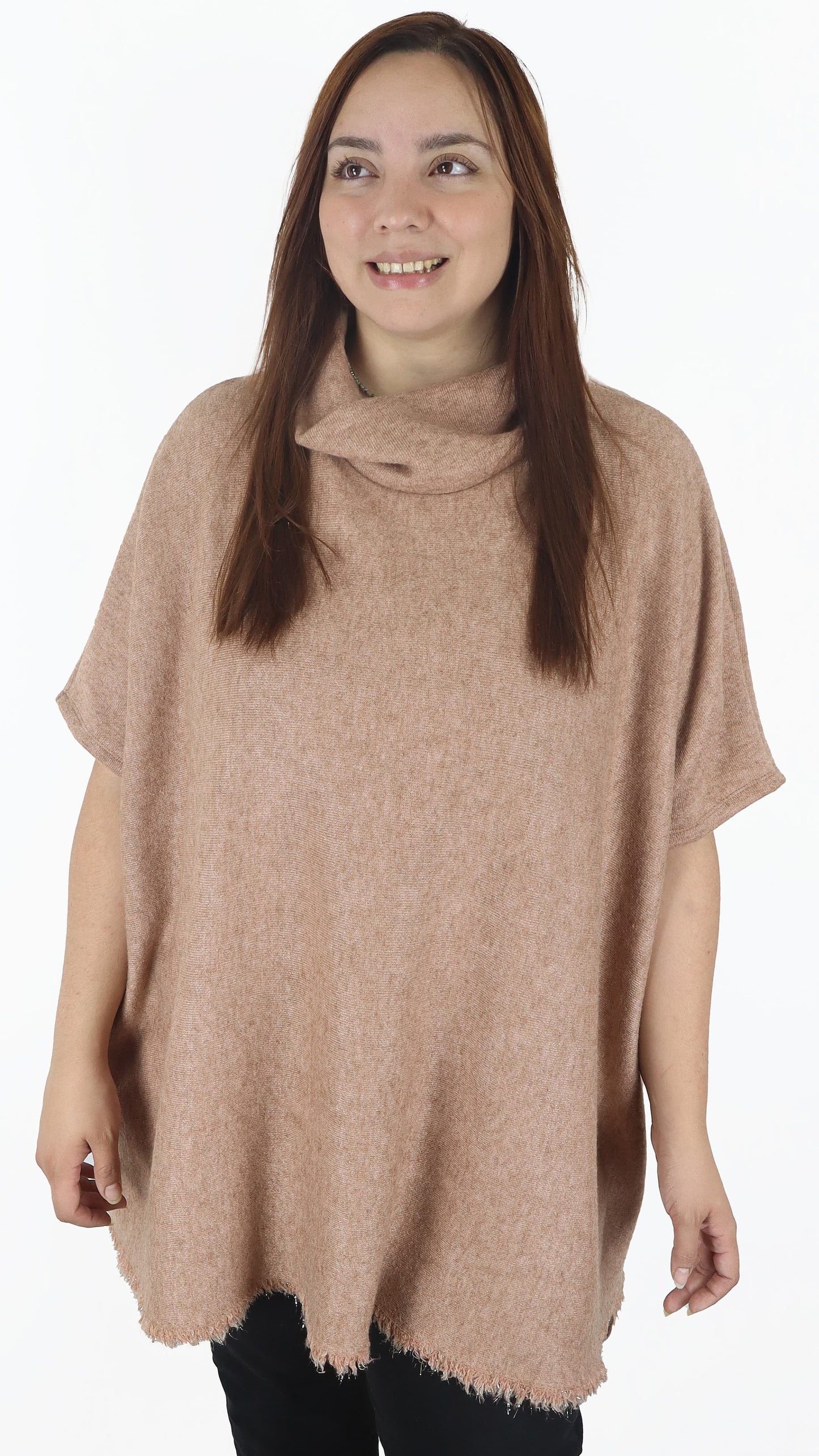 Sueter Poncho Extra Ancho Fay Lanilla