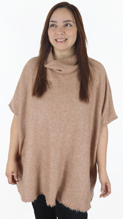 Sueter Poncho Extra Ancho Fay Lanilla