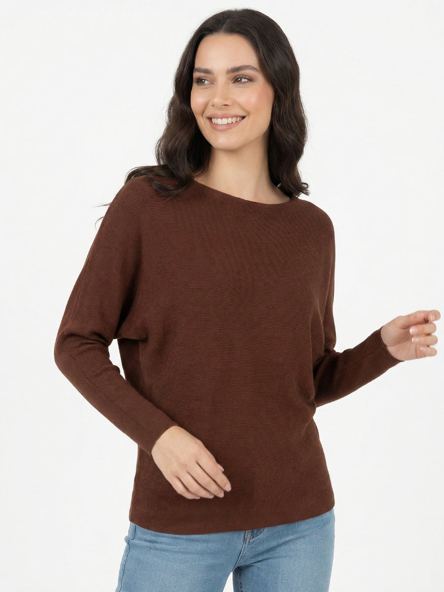 Polera Pia Murcielago Lanilla Elasticada