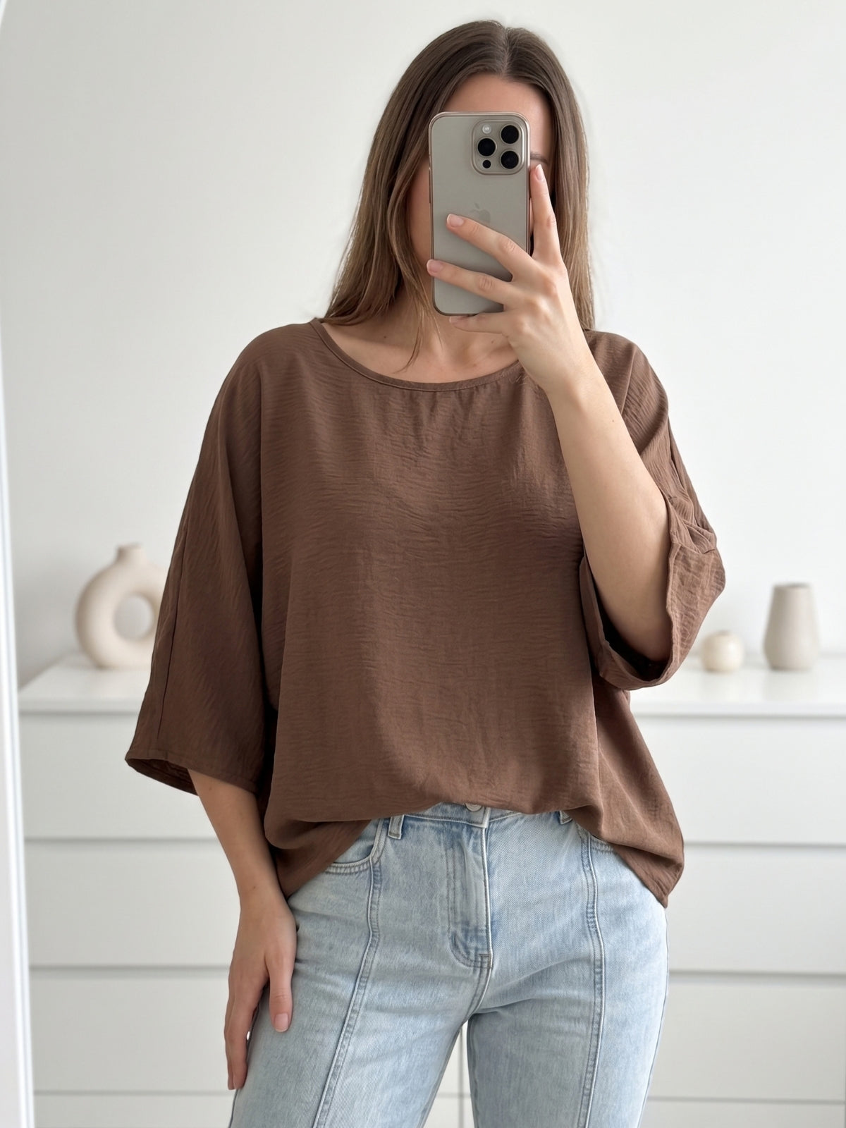 Polera Rina Murcielago Viscosa Cey