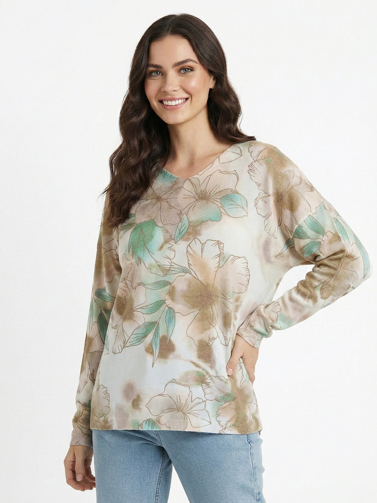 Sweater Vittoria Estampado Lanilla Spandex