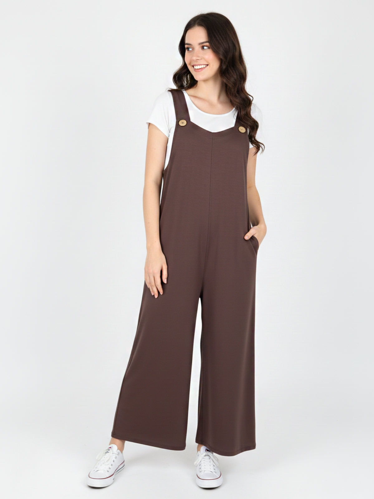 Jardinera Caeli Bolsillos Algodón