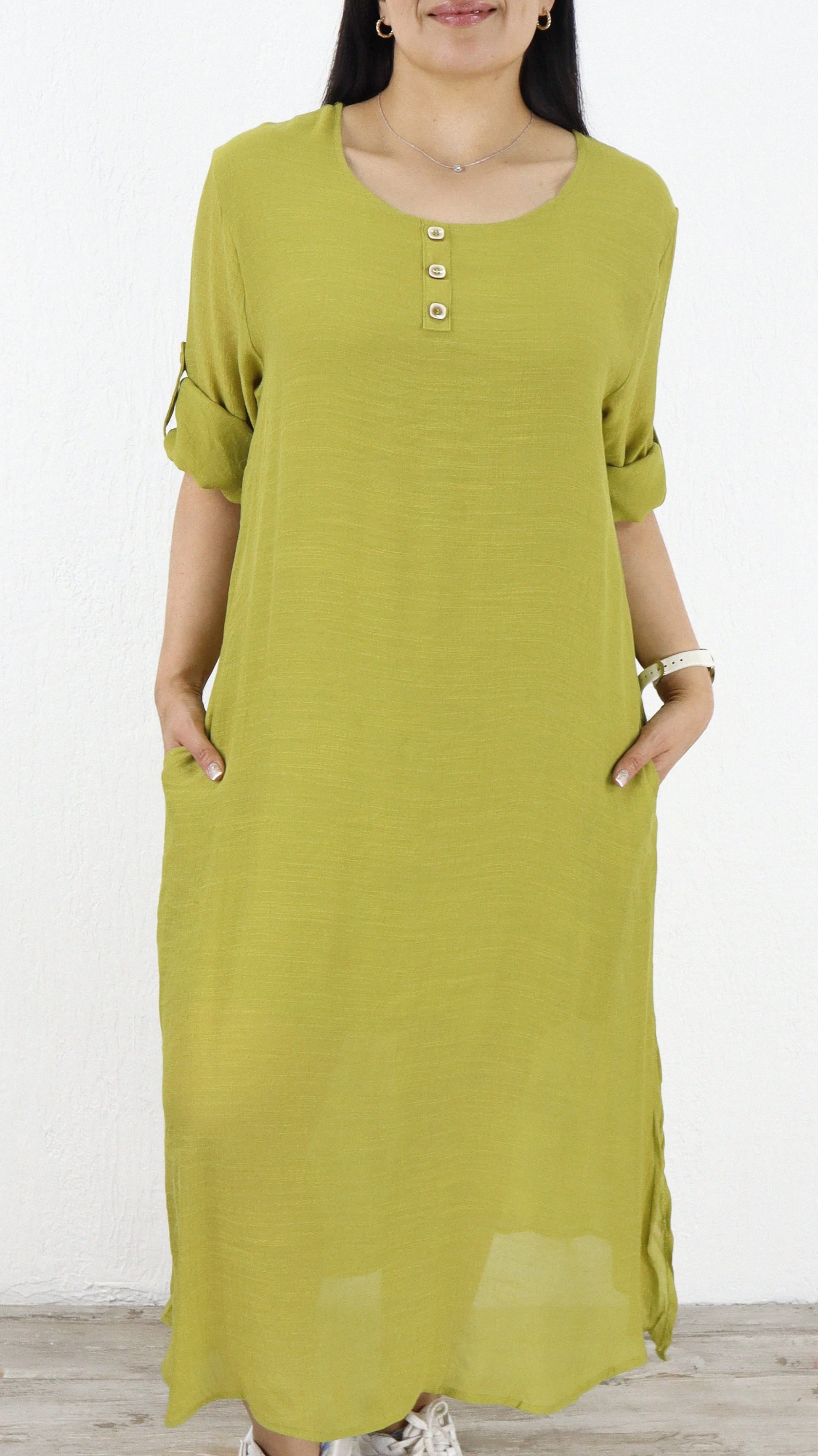 Vestido Giada Largo Doble Capa