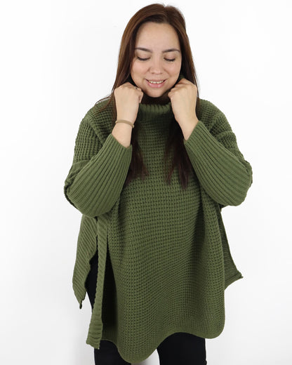 Sueter Poncho Erica Tejido