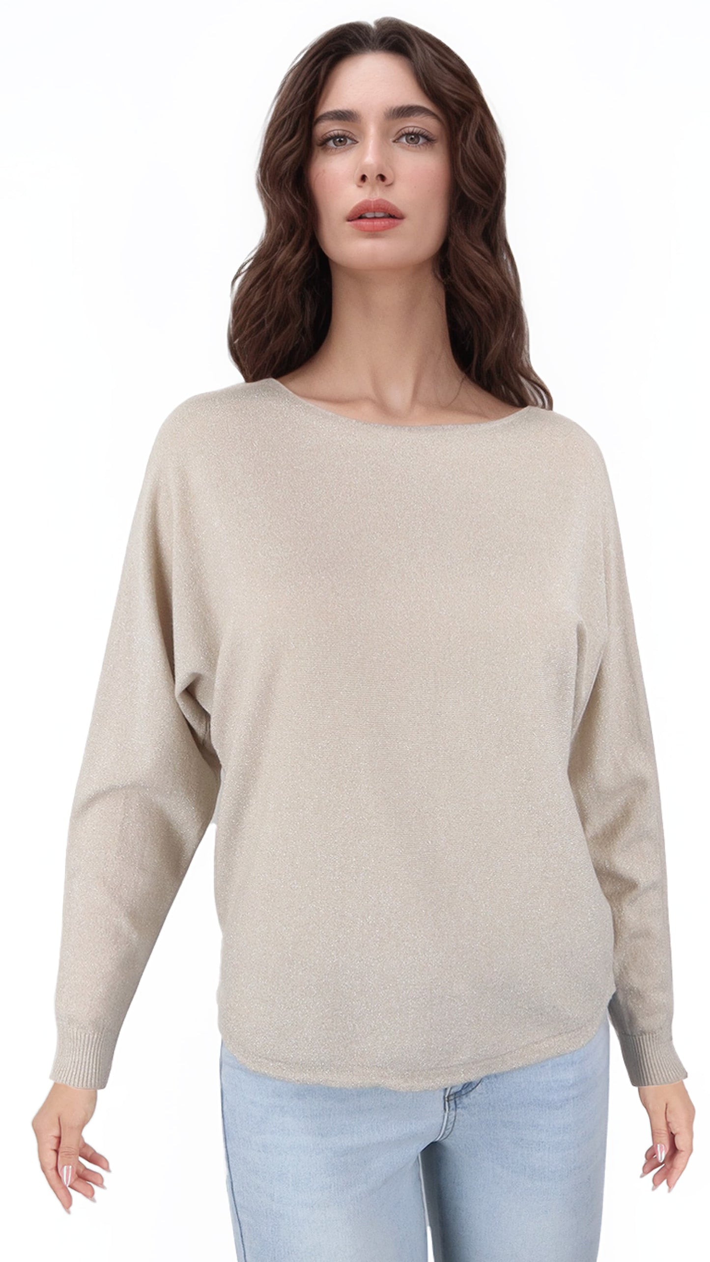 Polera Pia Murcielago Lanilla Brillos