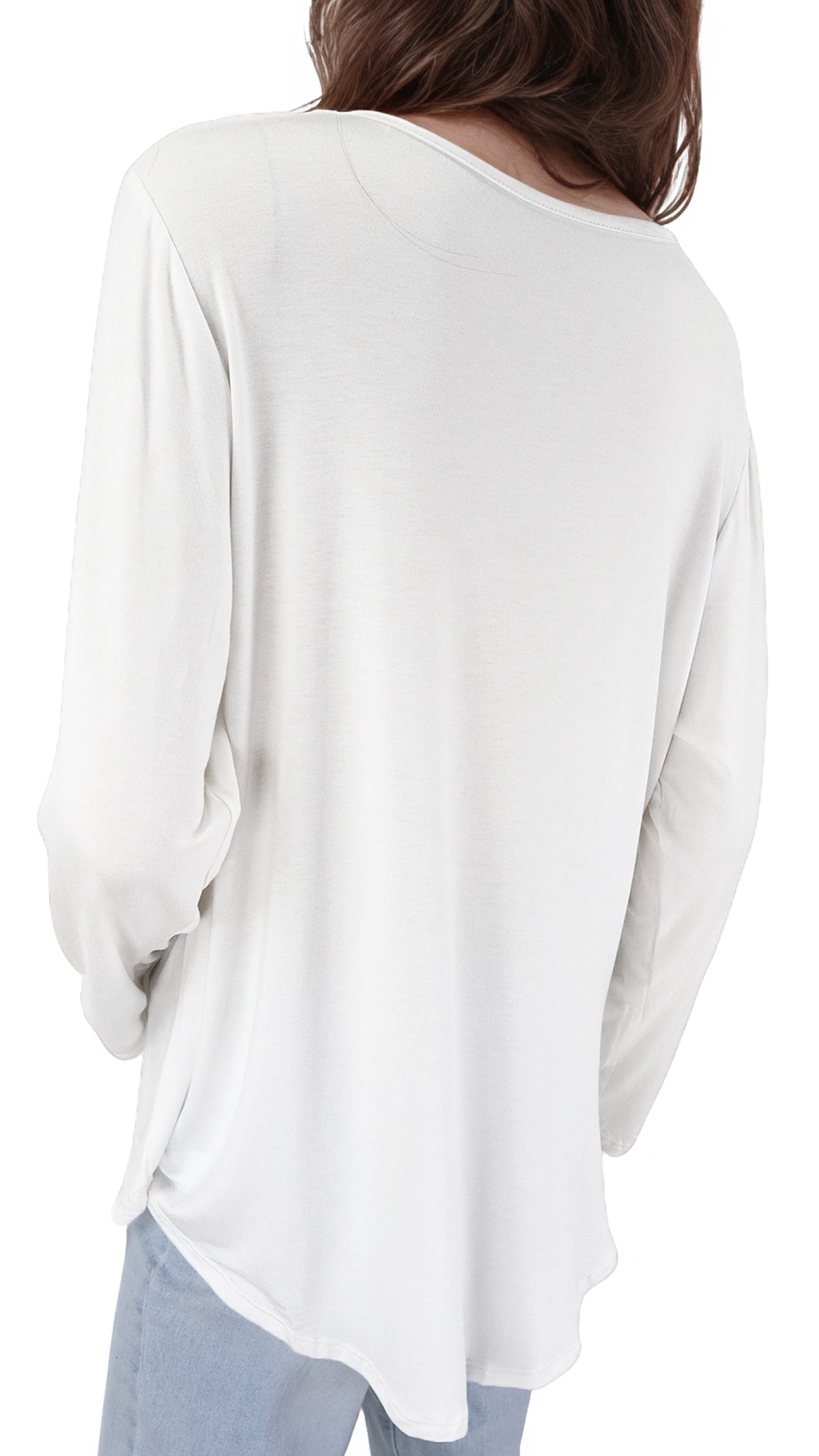 Polera Nudo Manga Larga Algodón