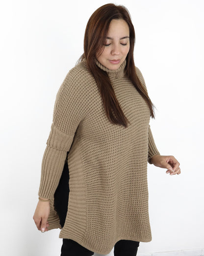 Sueter Poncho Erica Tejido