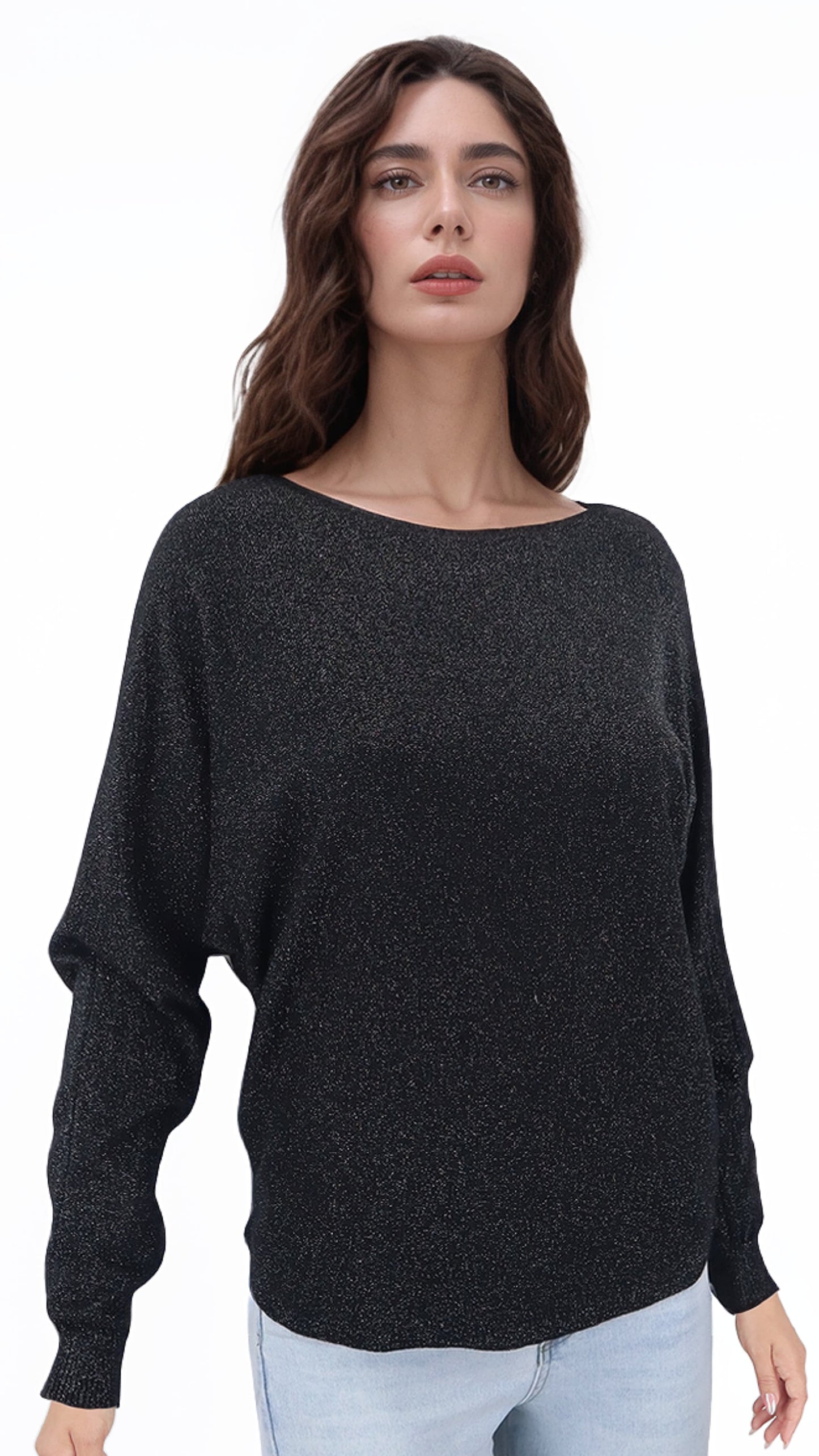 Polera Pia Murcielago Lanilla Brillos
