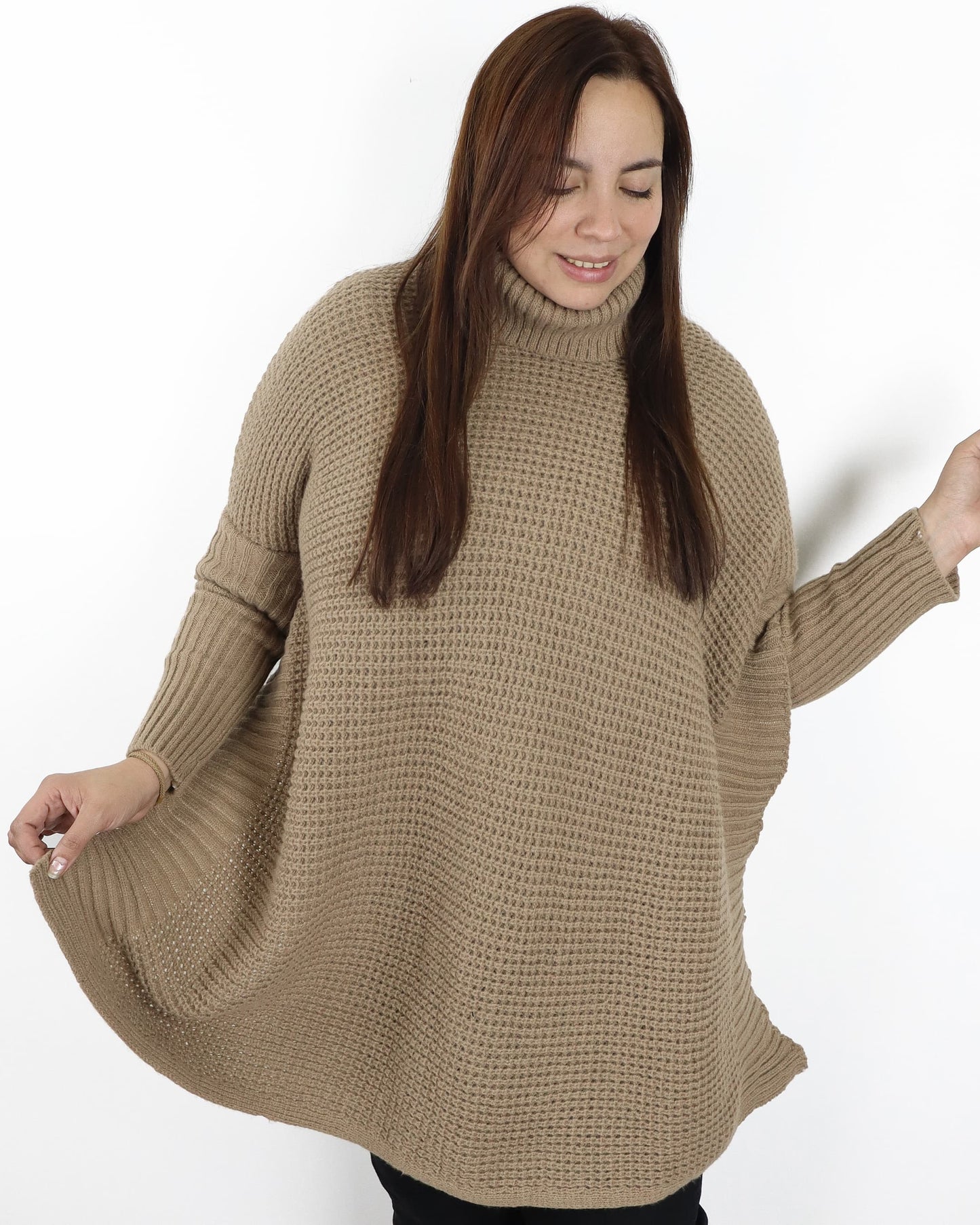 Sueter Poncho Erica Tejido