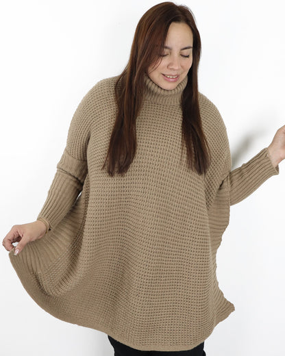 Sueter Poncho Erica Tejido