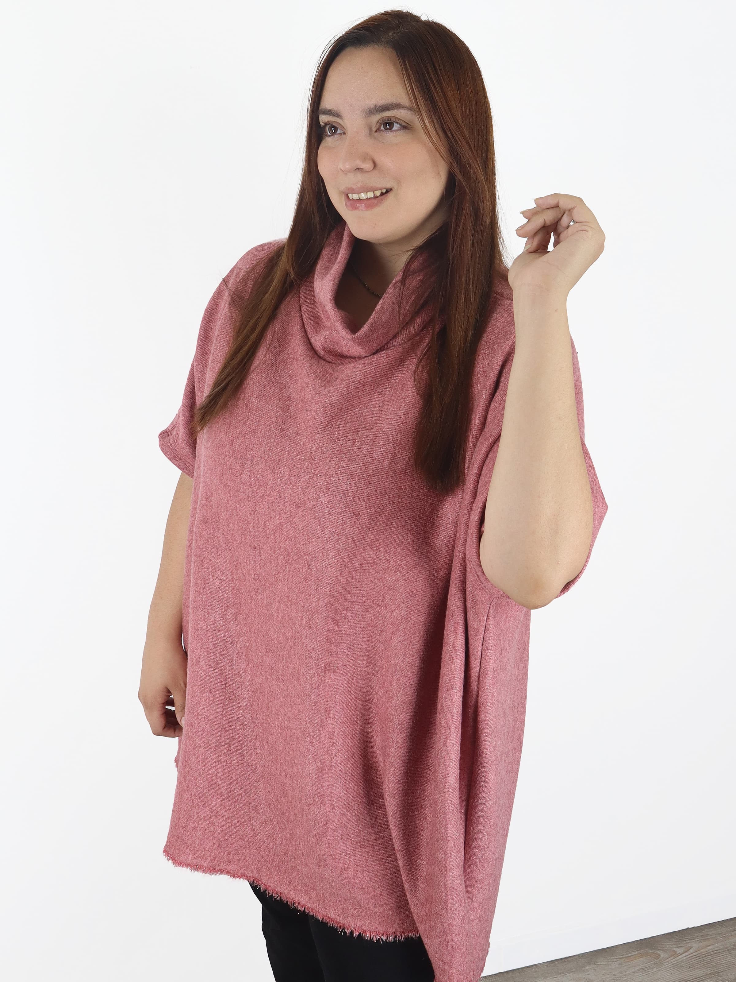 Sueter Poncho Extra Ancho Fay Lanilla