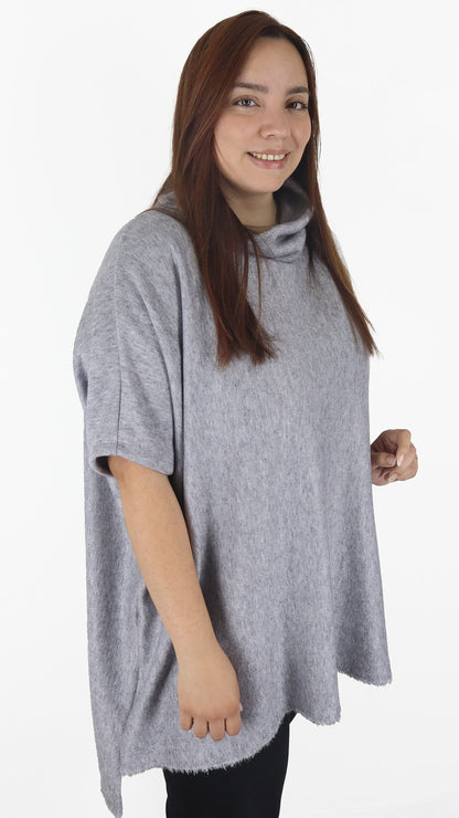 Sueter Poncho Extra Ancho Fay Lanilla