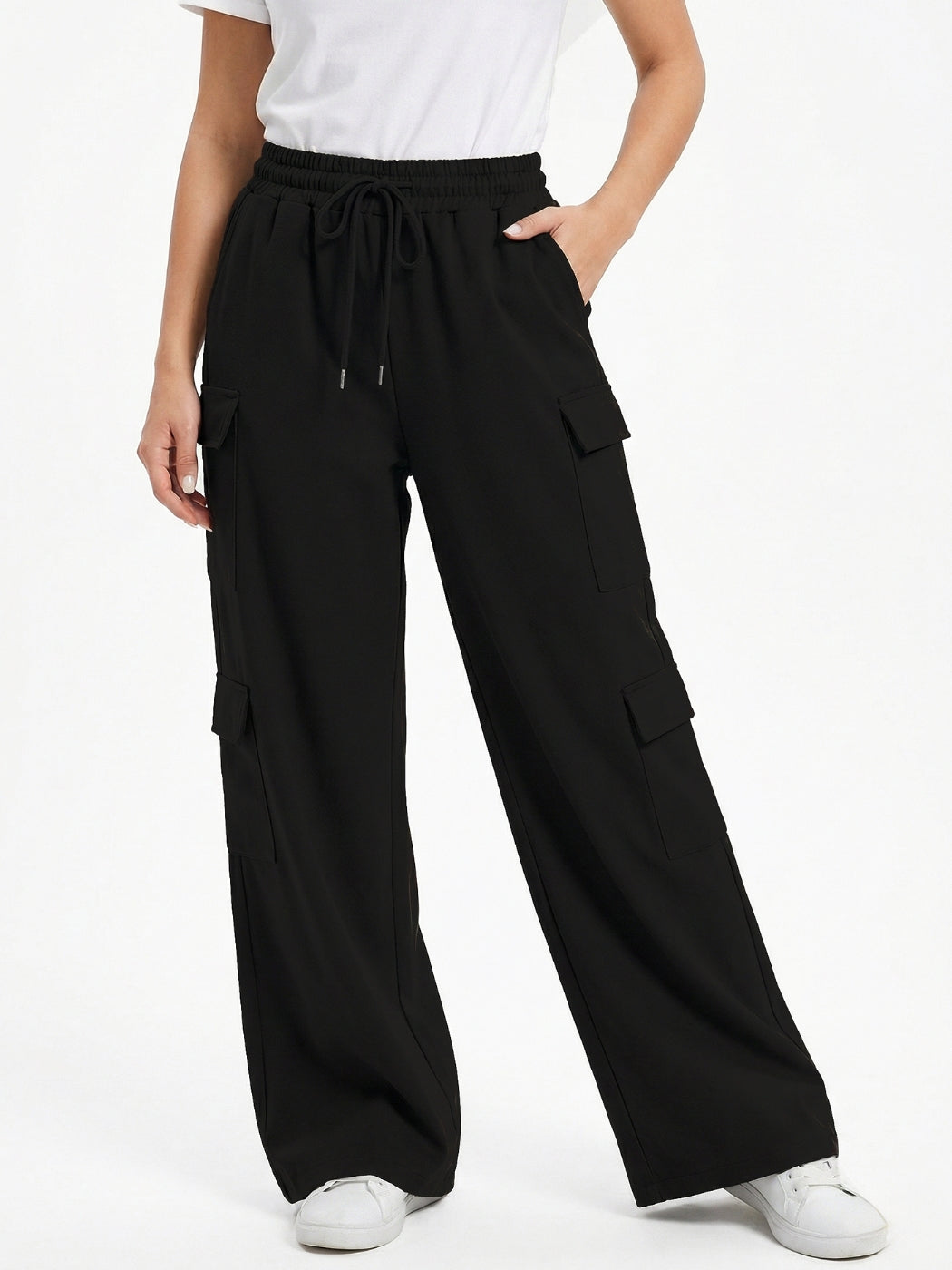 Pantalón Mia Bolsillo Cargo Franela