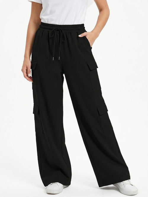 Pantalón Mia Bolsillo Cargo Franela