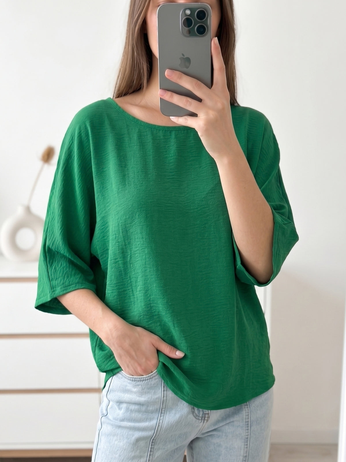 Polera Rina Murcielago Viscosa Cey