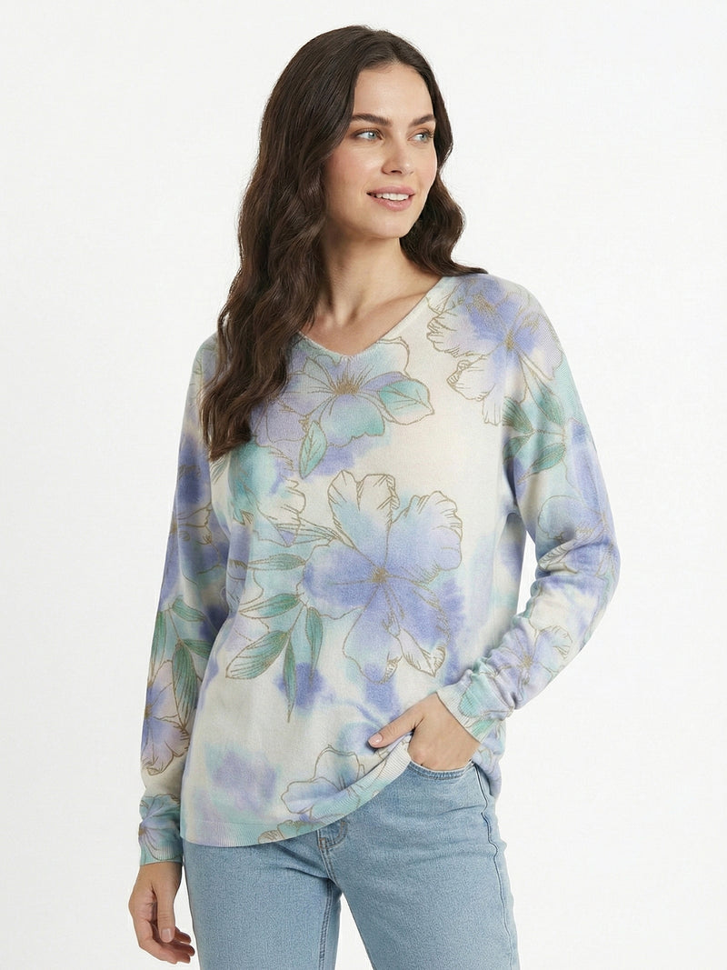 Sweater Vittoria Estampado Lanilla Spandex
